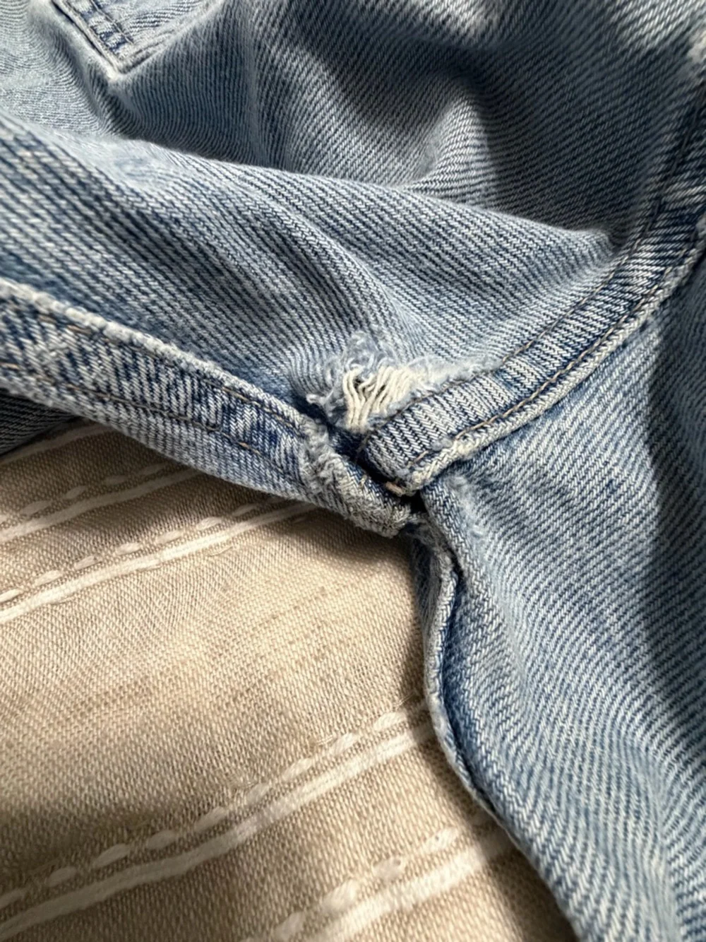 Guess? Vintage Light Wash Jeans with Triangle Patch‎